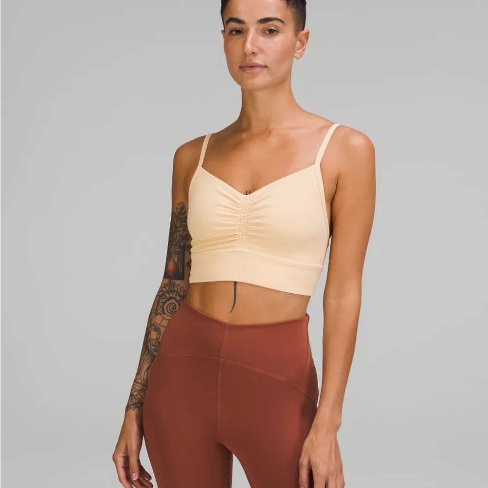 Lululemon Nulu Front Gather Yoga Bra